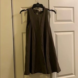 Olive green dress